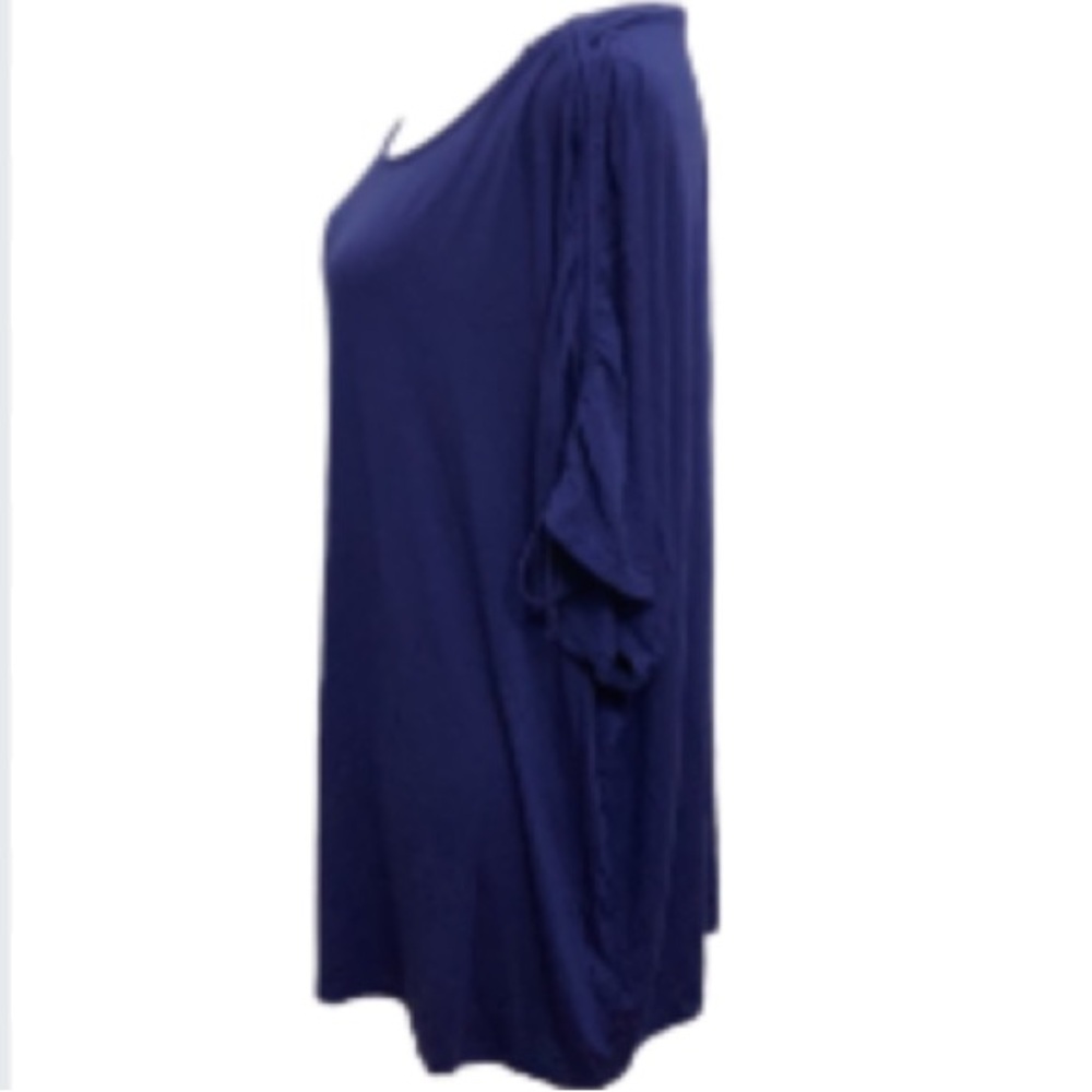 EC Tahari Purple Blouse Size Plus Size 2X